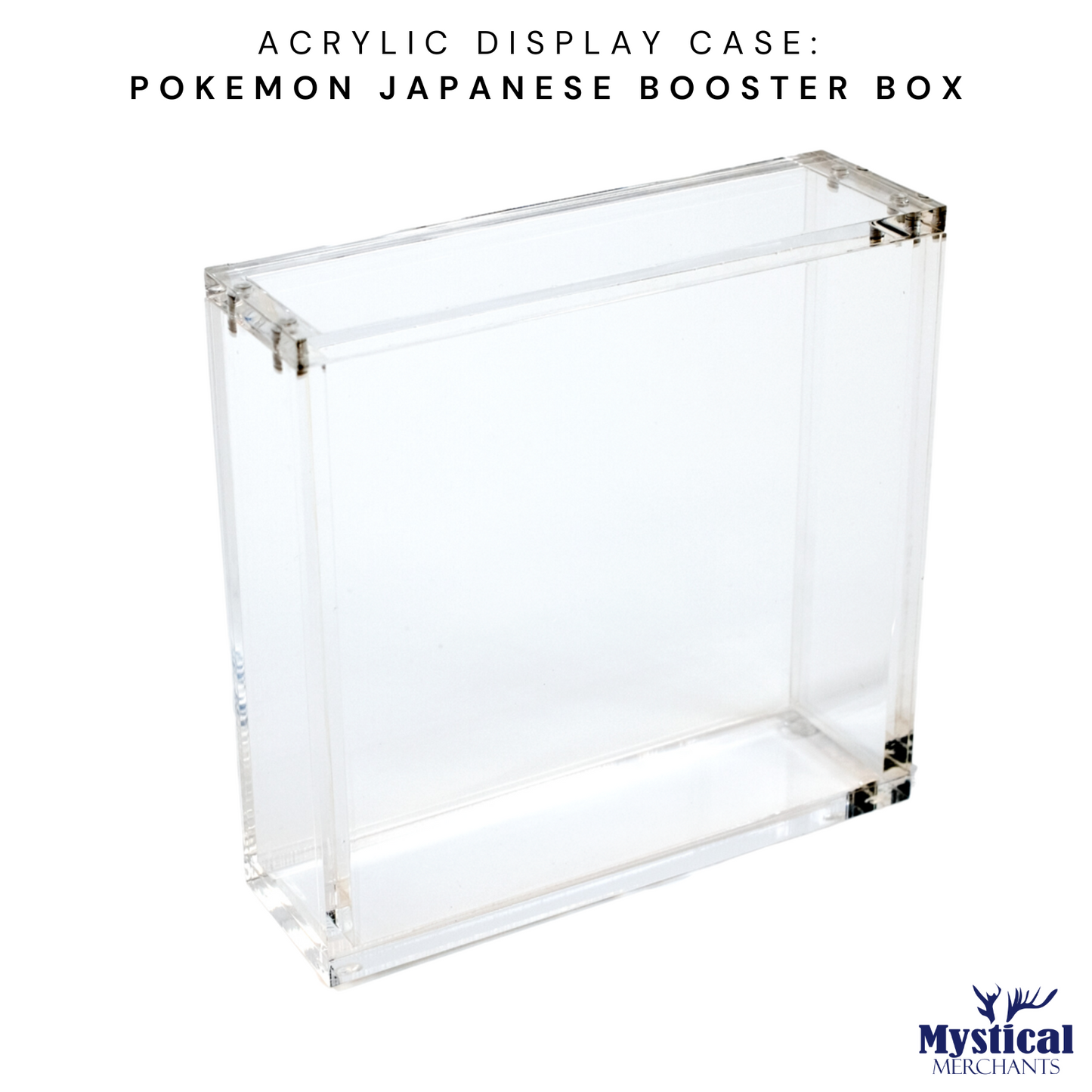 Acrylic Case for Japanese Pokémon Booster Box