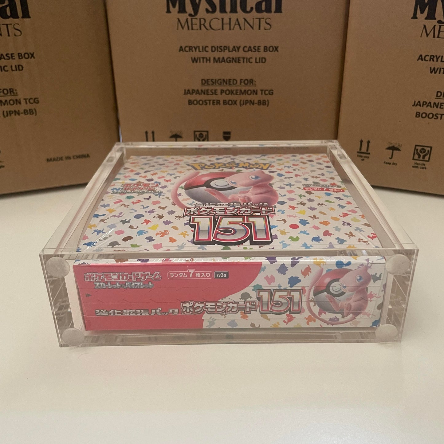 Acrylic Case for Japanese Pokémon Booster Box