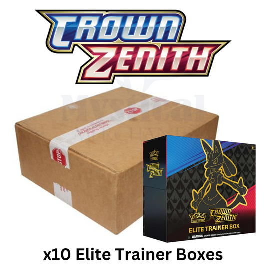 Pokémon TCG - Sword & Shield Crown Zenith Elite Trainer Box Case