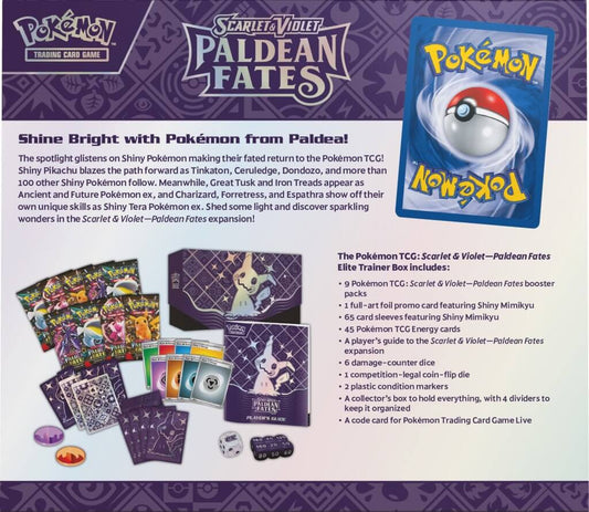 Pokémon TCG - Scarlet & Violet - Paldean Fates Elite Trainer Box