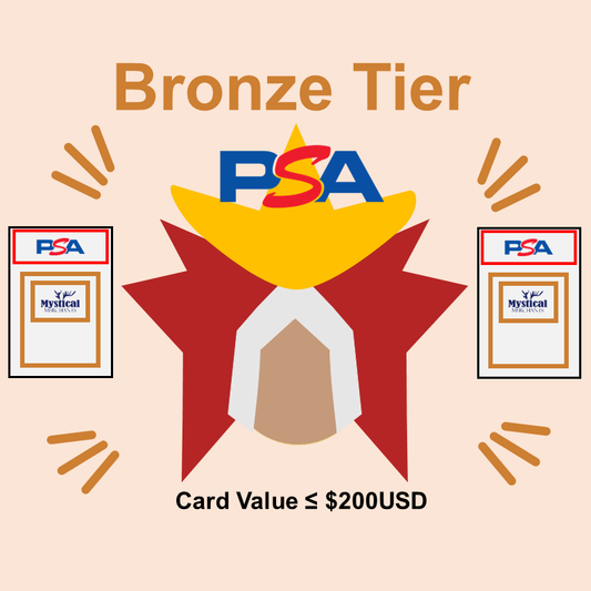 PSA Grading - Bronze Tier (Bulk)