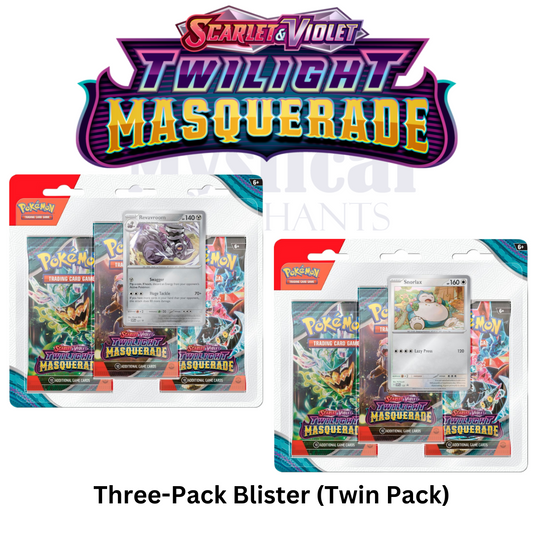 Pokémon TCG - Scarlet & Violet Twilight Masquerade Three-Booster Blister (24 May Preorder)