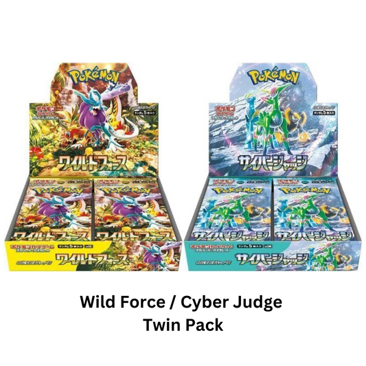 Japanese Pokémon TCG Scarlet & Violet – SV5k Wild Force & SV5M Cyber Judge (Bundle)