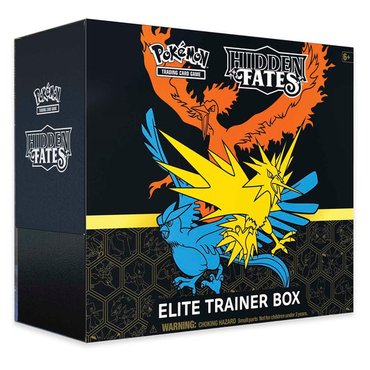 Pokémon TCG - Hidden Fates Elite Trainer Box (Near-Mint, Sealed)