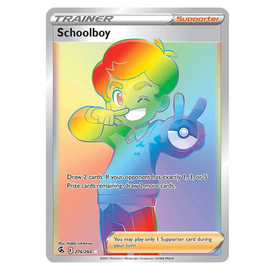 Schoolboy Rainbow Rare #276- Fusion Strike (Mint)