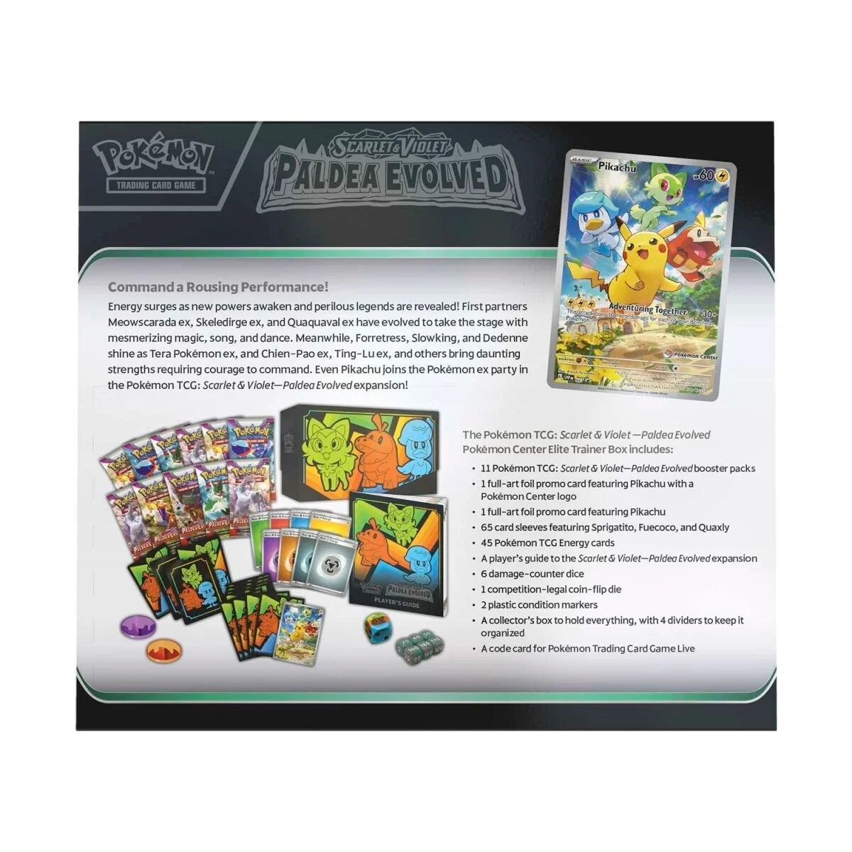 Pokémon TCG - Scarlet & Violet Paldea Evolved Elite Trainer Box (Pokemon Center)
