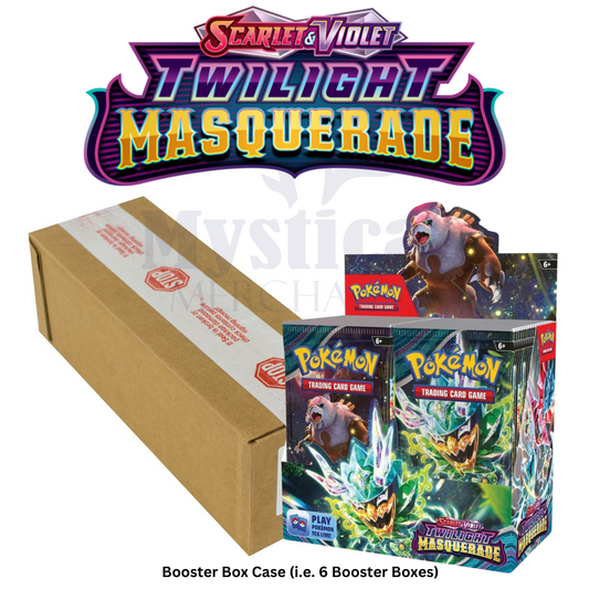 Pokémon TCG - Scarlet & Violet Twilight Masquerade Booster Box Case (24 May Preorder)